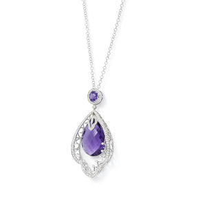 AMETHYST NECKLACE - QUEEN AMINA - Chris Aire Fine Jewelry & Timepieces