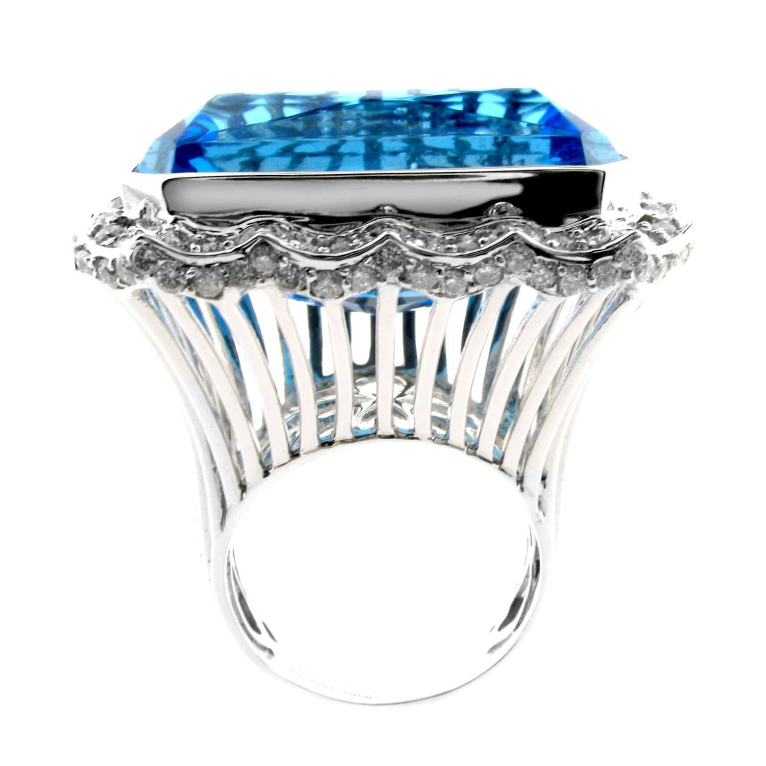 BLUE TOPAZ GEMSTONE RING - THE CZAR - Chris Aire Fine Jewelry & Timepieces