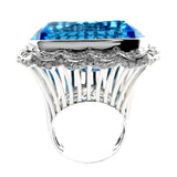 BLUE TOPAZ GEMSTONE RING - THE CZAR - Chris Aire Fine Jewelry & Timepieces