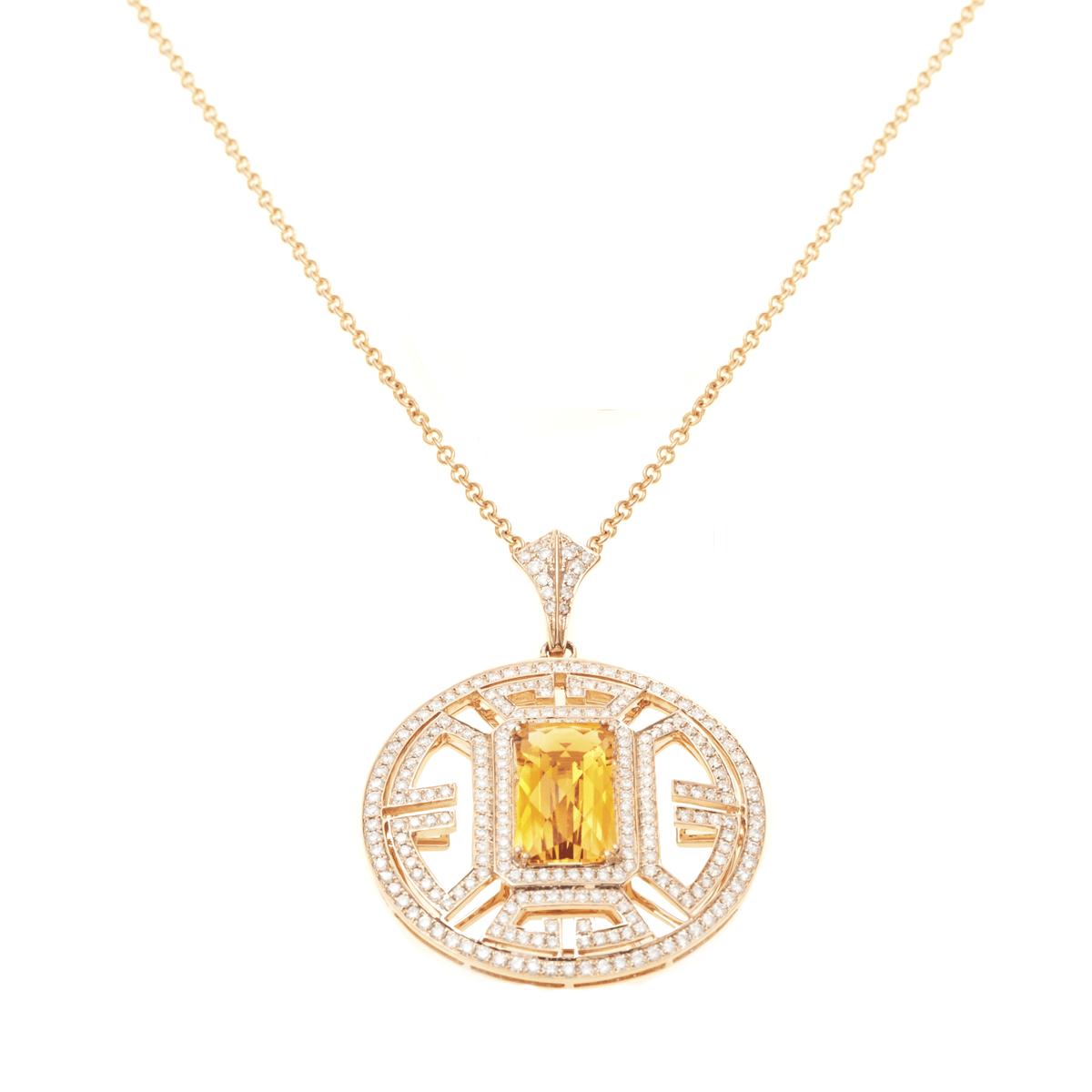 CITRINE NECKLACE - "WISDOM" - Chris Aire Fine Jewelry & Timepieces