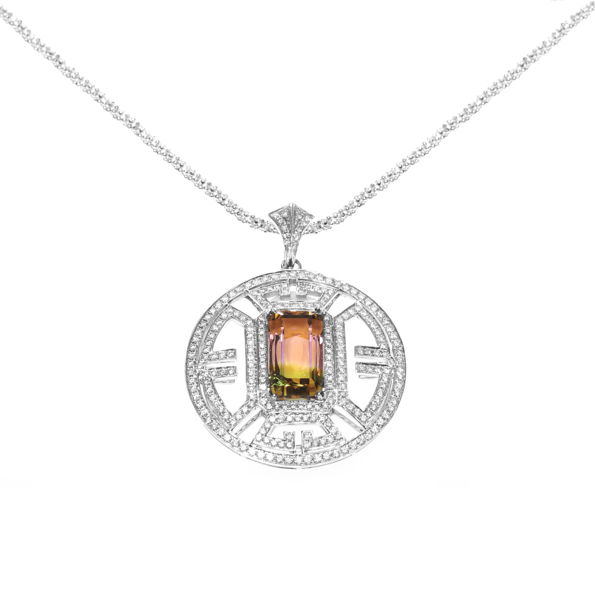 MULTI-COLOR TOURMALINE NECKLACE - "WISDOM" - Chris Aire Fine Jewelry & Timepieces
