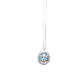 BLUE TOPAZ PENDANT - QUEEN OF HEARTS - Chris Aire Fine Jewelry & Timepieces