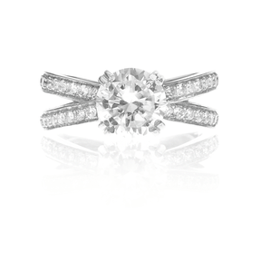 CROSS ENGAGEMENT RING - Chris Aire Fine Jewelry & Timepieces