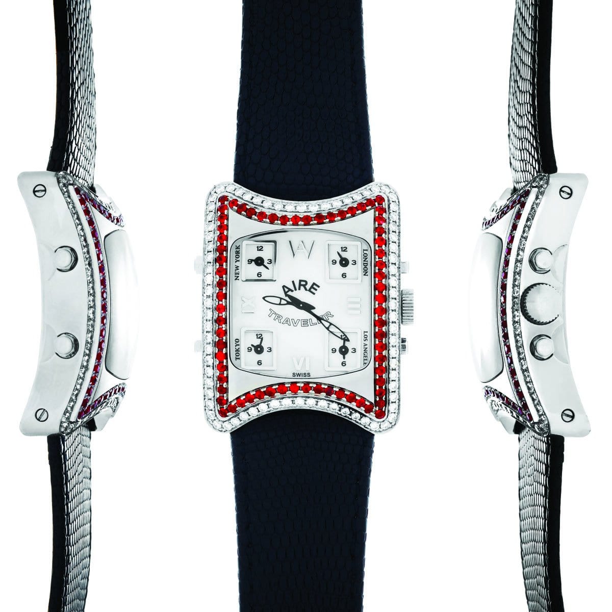 AIRE TRAVELER 5 TIME ZONES MENS' WATCH - Chris Aire Fine Jewelry & Timepieces