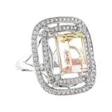 The Princess - Diamonds & Tourmaline Ring