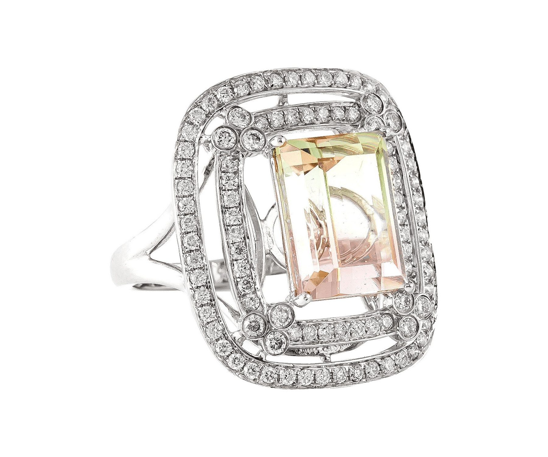 The Princess - Diamonds & Tourmaline Ring