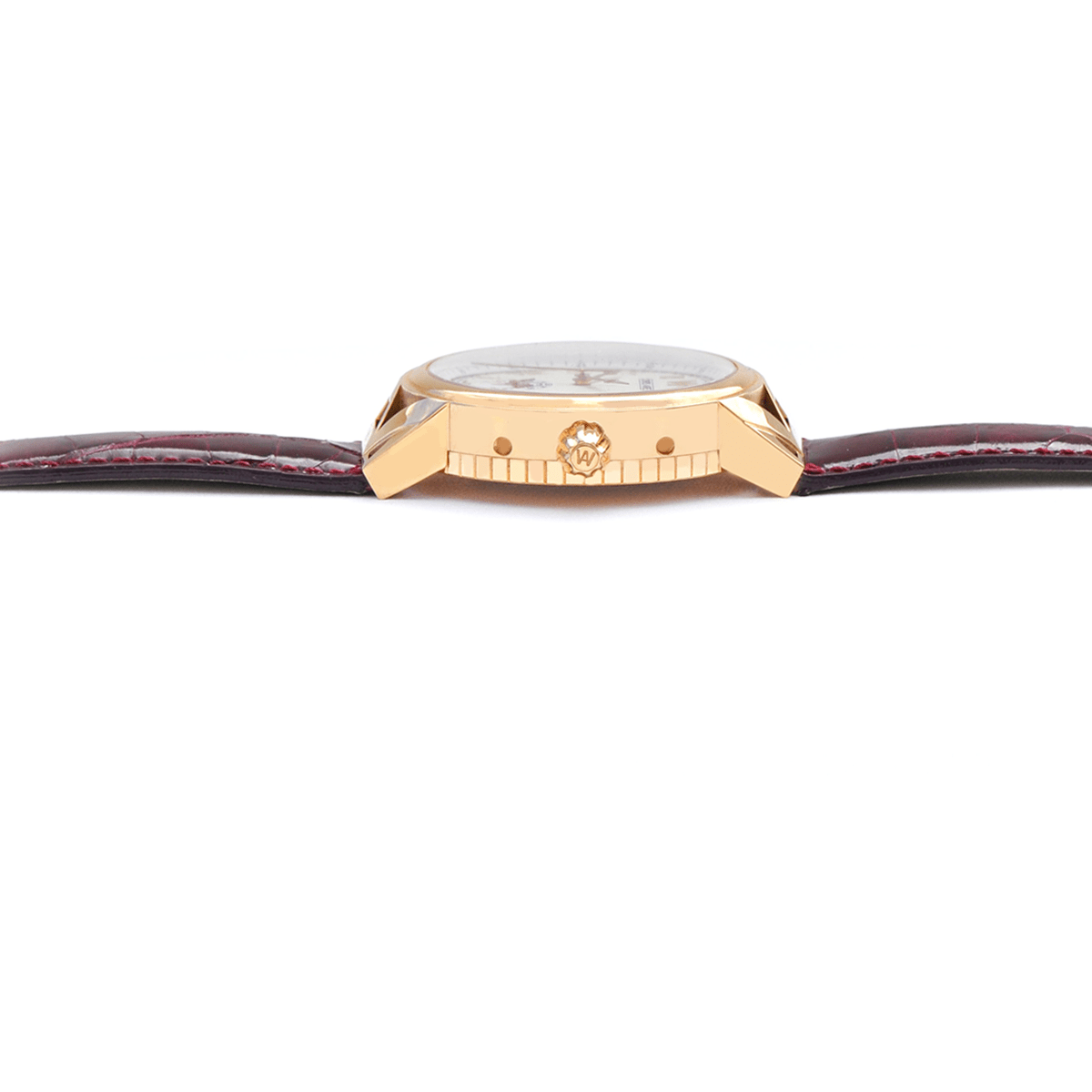 Men’s Gold Watch - Aire Capitol Hill Watch Swiss Made 18-Karat Solid Gold Power Reserve Luxury Rare Watch - Red Gold®