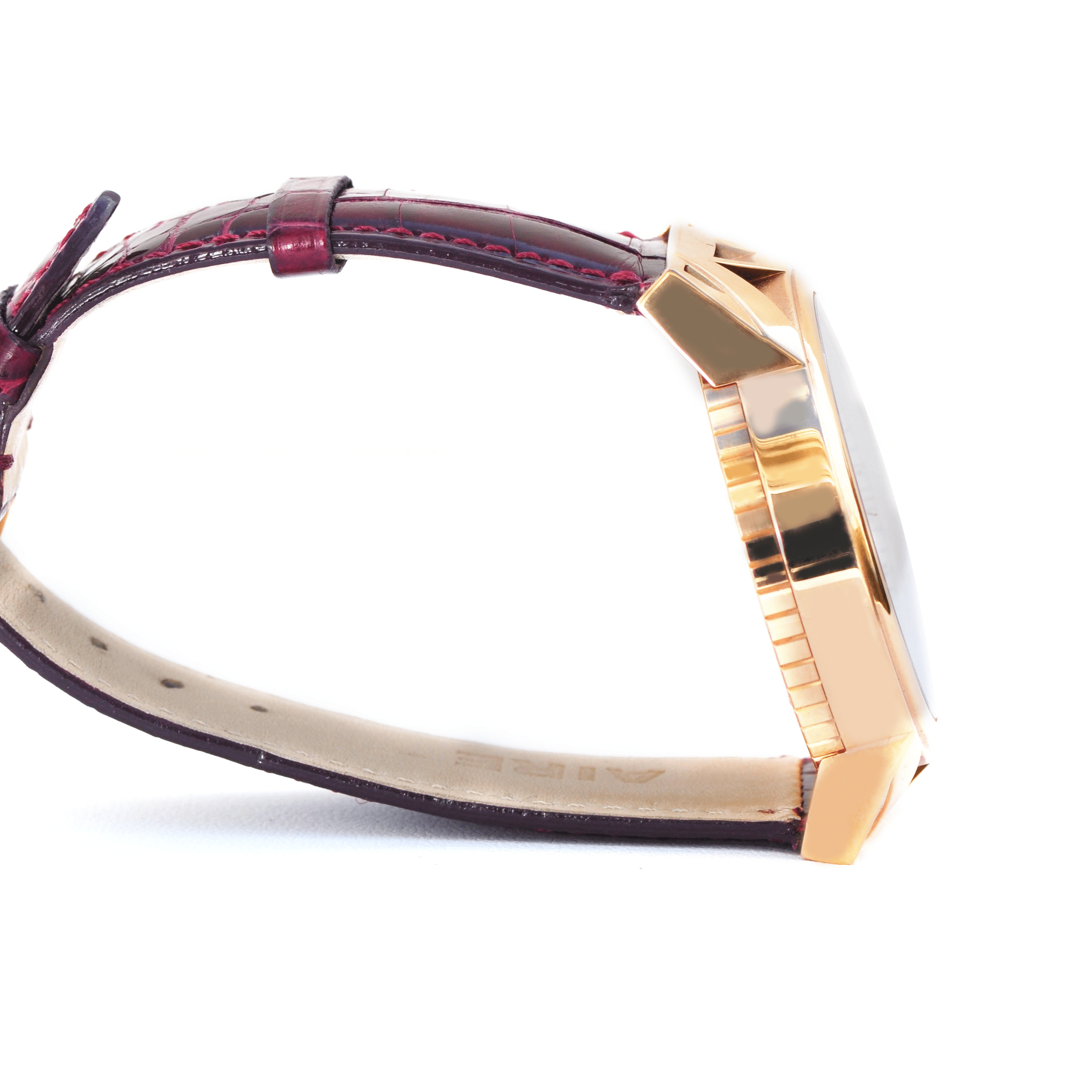 Men’s Gold Watch - Aire Capitol Hill Watch Swiss Made 18-Karat Solid Gold Power Reserve Luxury Rare Watch - Red Gold®