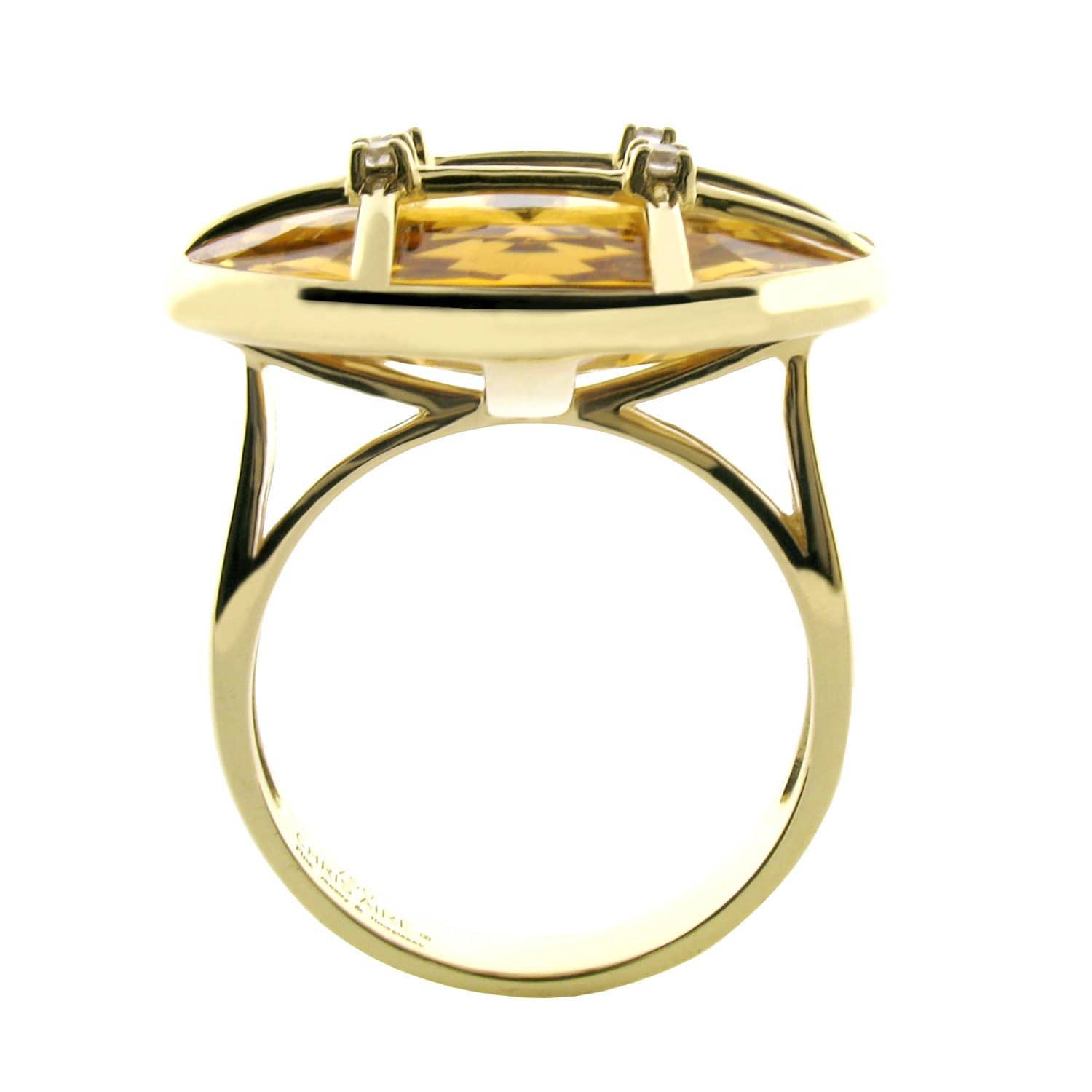 CHRIS AIRE CITRINE RING-GRID - Chris Aire Fine Jewelry & Timepieces