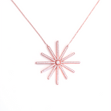 Constellation Necklace - 18 Karat Amber Hue Gold Diamond Necklace - Red Gold®