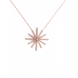 Constellation Necklace - 18 Karat Amber Hue Gold Diamond Necklace - Red Gold®