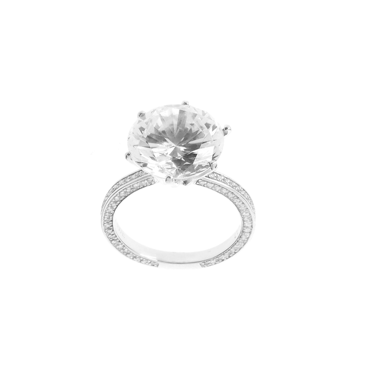 Engagement Ring - 5.00-Carats Solitaire Diamond Engagement Ring