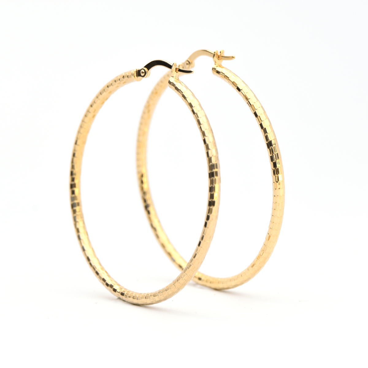 Bright yellow 2025 hoop earrings