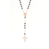 Rosary Necklace -18-Karat Amber Hue Gold-large - RED GOLD®