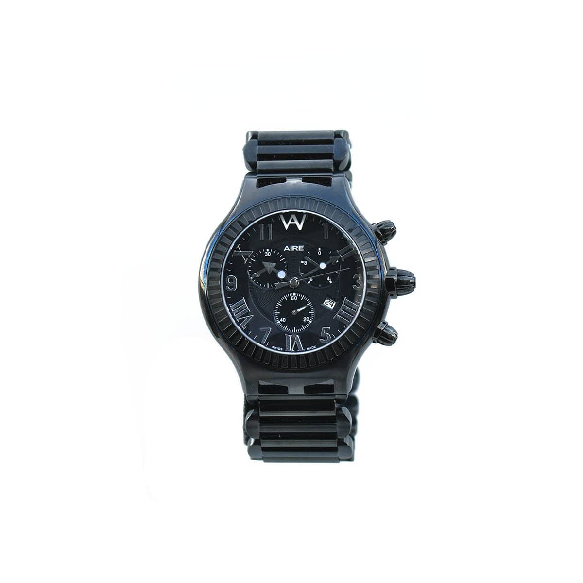 CHRIS AIRE PARLAY CHRONOGRAPH BLACK  WATCH - Chris Aire Fine Jewelry & Timepieces