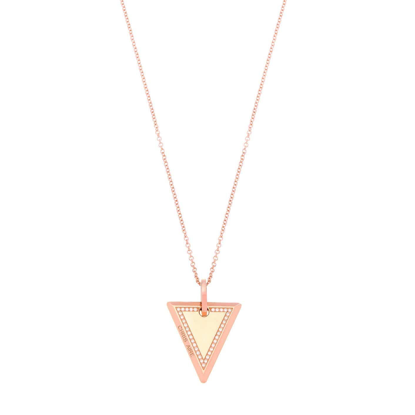 AIRE NECKLACE - SMALL TRI TAG - Chris Aire Fine Jewelry & Timepieces