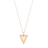 AIRE NECKLACE - SMALL TRI TAG - Chris Aire Fine Jewelry & Timepieces