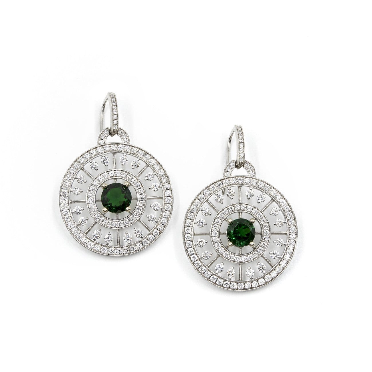 DUCHESS DIAMOND AND GEMSTONE EARRINGS - Chris Aire Fine Jewelry & Timepieces