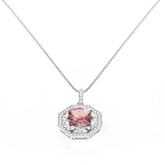 PINK TOURMALINE NECKLACE- FENG SHI - Chris Aire Fine Jewelry & Timepieces