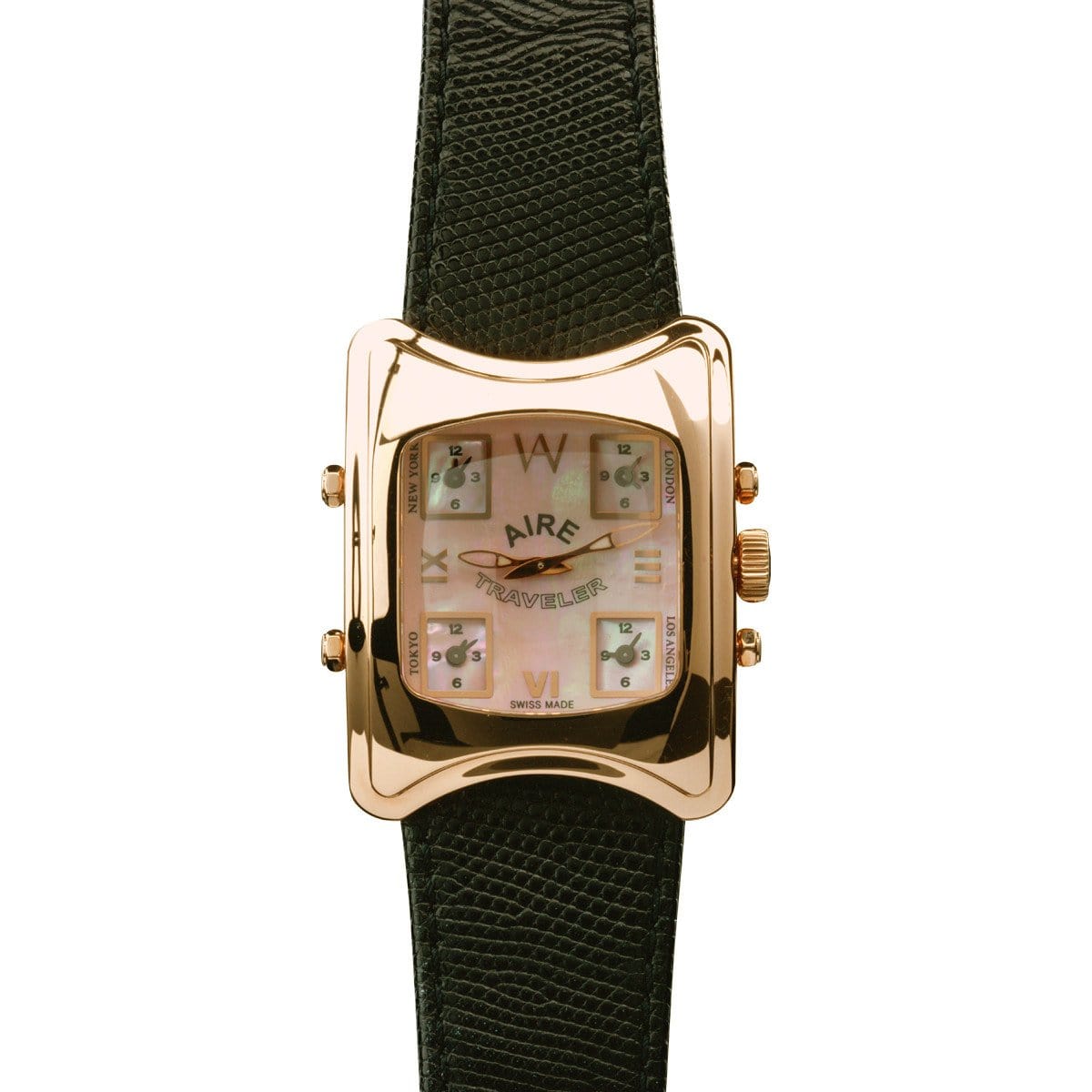 AIRE TRAVELER 5 TIME ZONES WATCH - Chris Aire Fine Jewelry & Timepieces