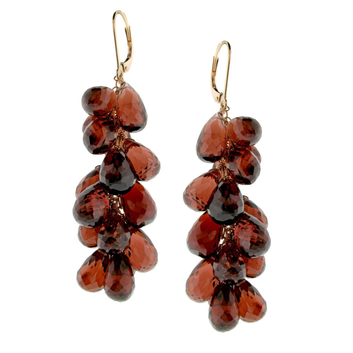 AIRE-GARNET EARRRINGS - Chris Aire Fine Jewelry & Timepieces