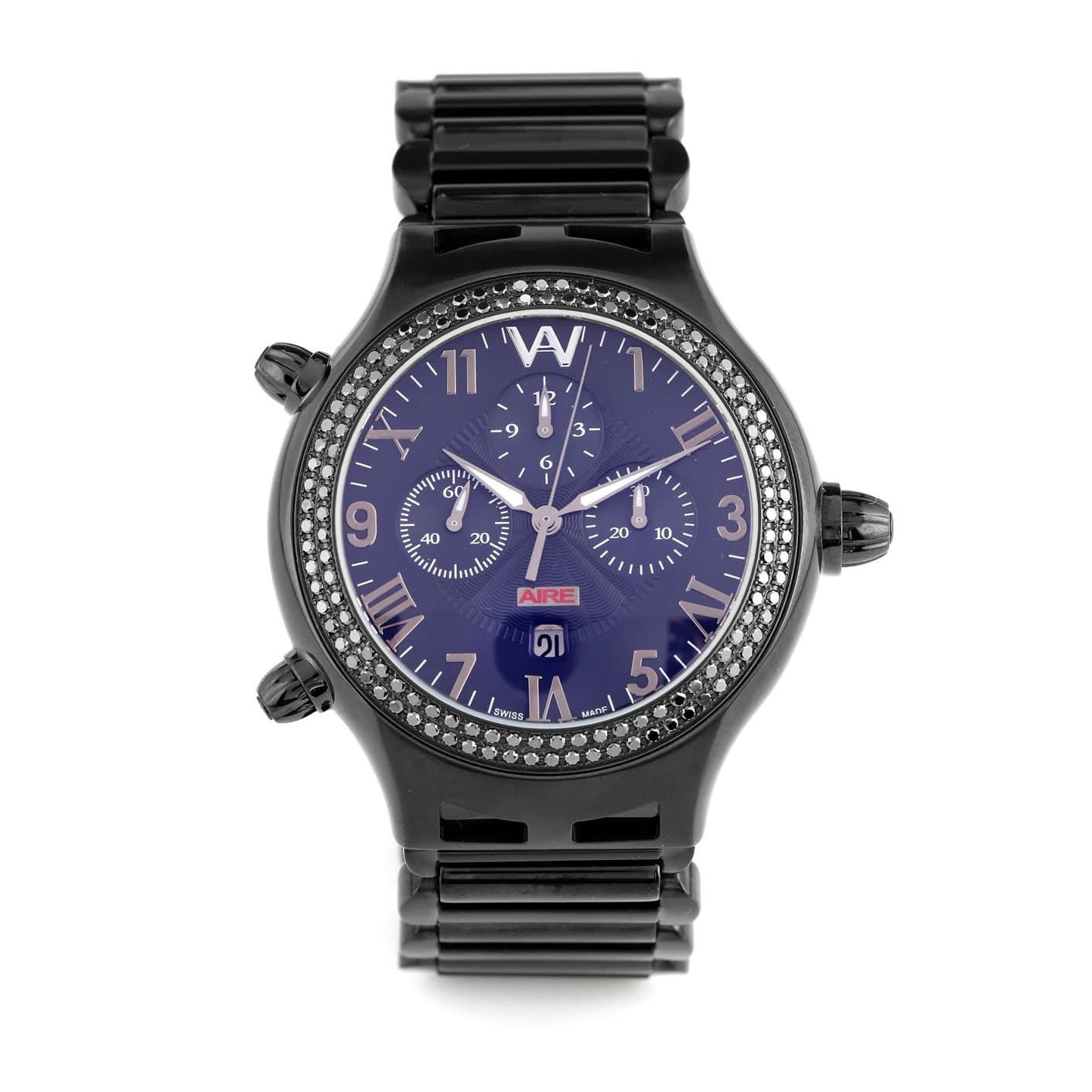 CHRIS AIRE WATCH - PARLAY BLACK DIAMOND CHRONOMATIC - Chris Aire Fine Jewelry & Timepieces