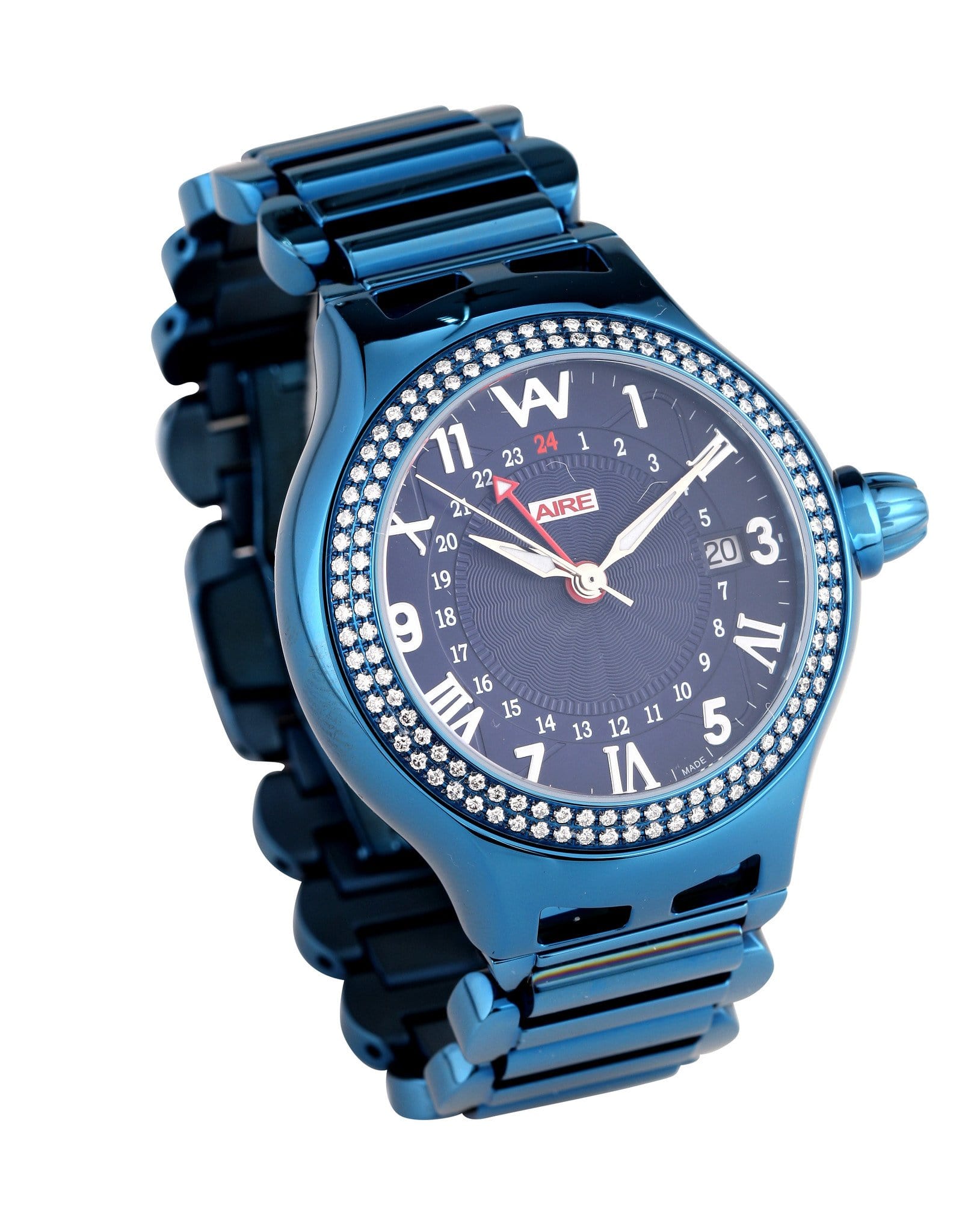 CHRIS AIRE WATCH - PARLAY GMT BLUE  LAGOON - Chris Aire Fine Jewelry & Timepieces