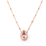 Gold and Gemstone Necklace - Abram Seed Necklace - Diamond and Gemstone Necklace