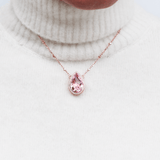Gold and Gemstone Necklace - Abram Seed Necklace - Diamond and Gemstone Necklace