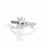 Engagement Ring - 2.21 Carat Oval Diamond Engagement Ring