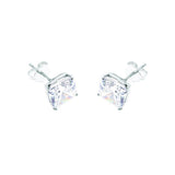 AIRE PRINCESS CUT DIAMOND STUDS - Chris Aire Fine Jewelry & Timepieces