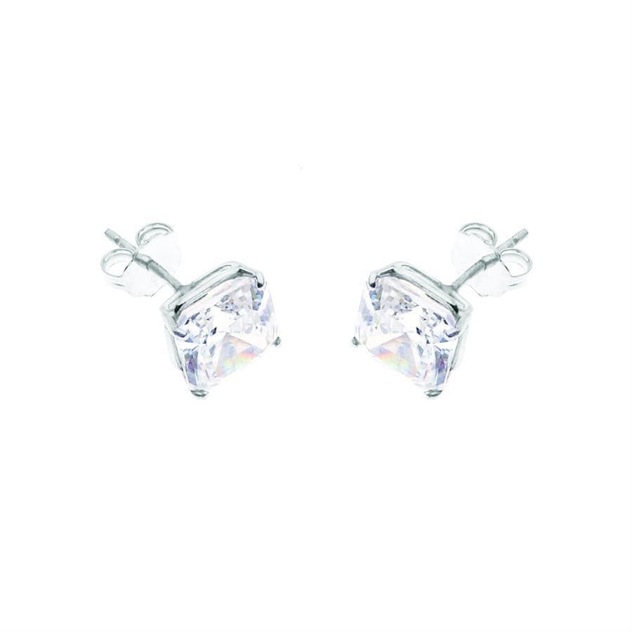 AIRE PRINCESS CUT DIAMOND STUDS - Chris Aire Fine Jewelry & Timepieces
