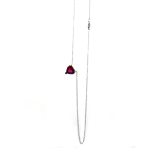 Red Rubellite Heart Necklace - Highly Loved