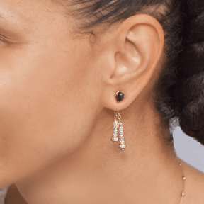 Scroll Diamond Earrings