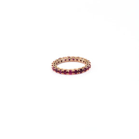 AIRE WEDDING BAND WITH RUBIES - Chris Aire Fine Jewelry & Timepieces