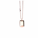 DIAMOND MONOGRAM  DOG TAG - Chris Aire Fine Jewelry & Timepieces
