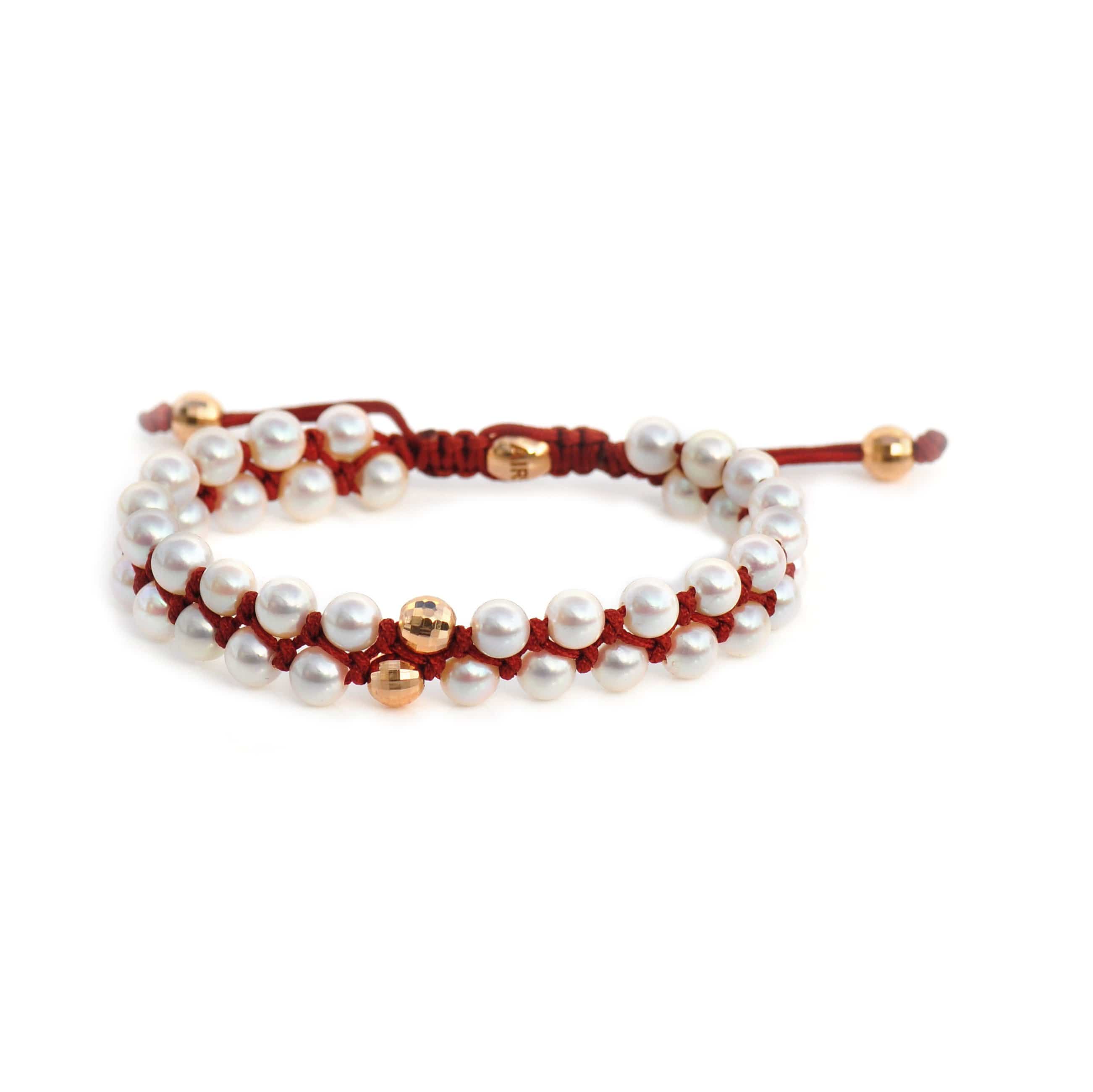 18 KARAT GOLD AND  AKOYA PEARL BRACELET - Chris Aire Fine Jewelry & Timepieces