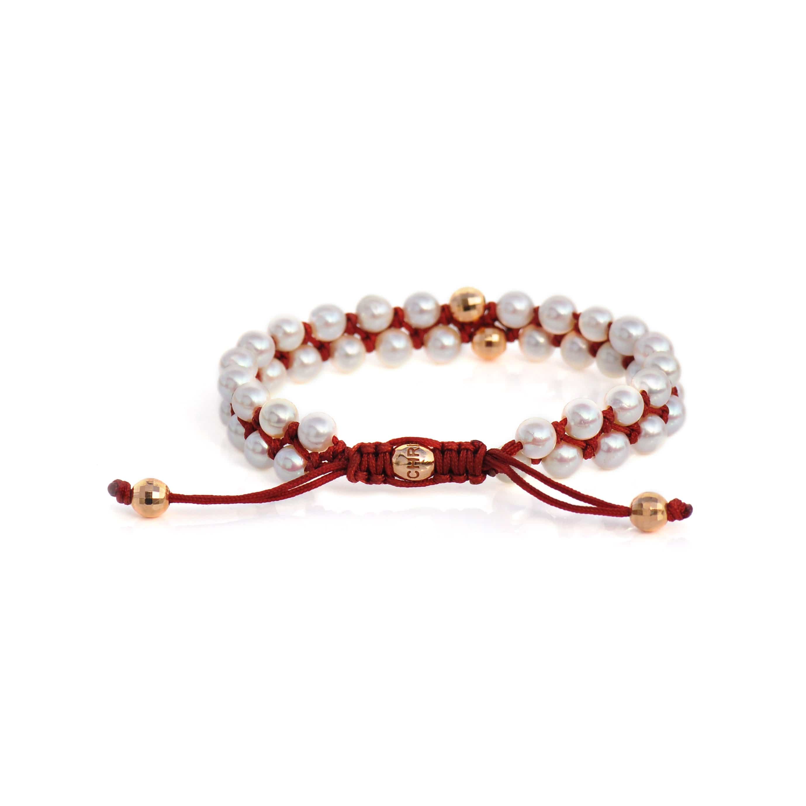 18 KARAT GOLD AND  AKOYA PEARL BRACELET - Chris Aire Fine Jewelry & Timepieces