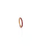 AIRE WEDDING BAND WITH RUBIES - Chris Aire Fine Jewelry & Timepieces