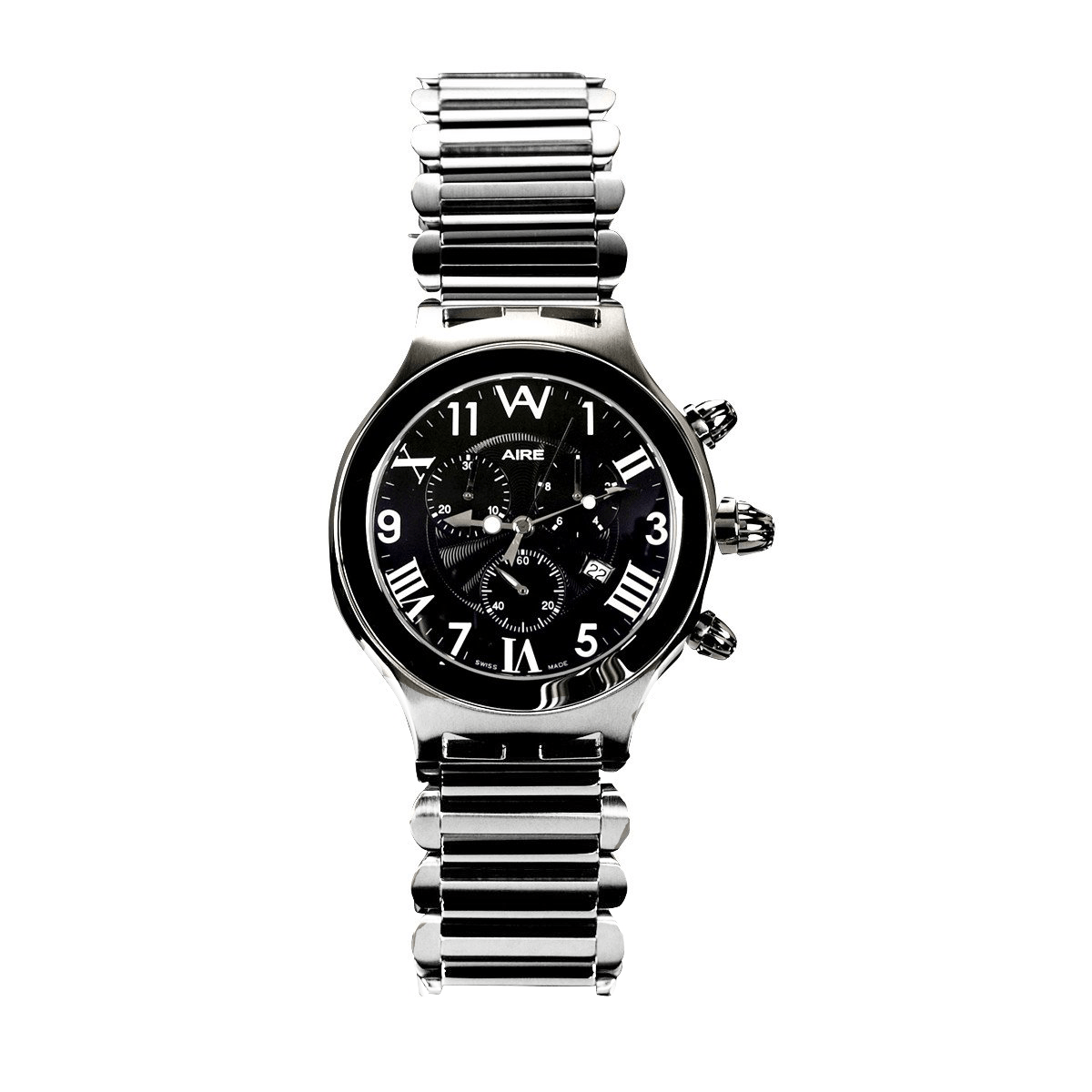 Watch - Aire Parlay Swiss Made Chronograph Over-Sized Watch For Men