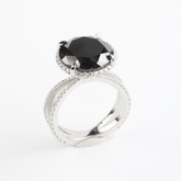 CHRIS ARIE BLACK DIAMOND RING - Chris Aire Fine Jewelry & Timepieces