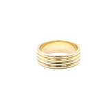 CHRIS AIRE WEDDING BAND - TRI-COLOR GOLD - Chris Aire Fine Jewelry & Timepieces