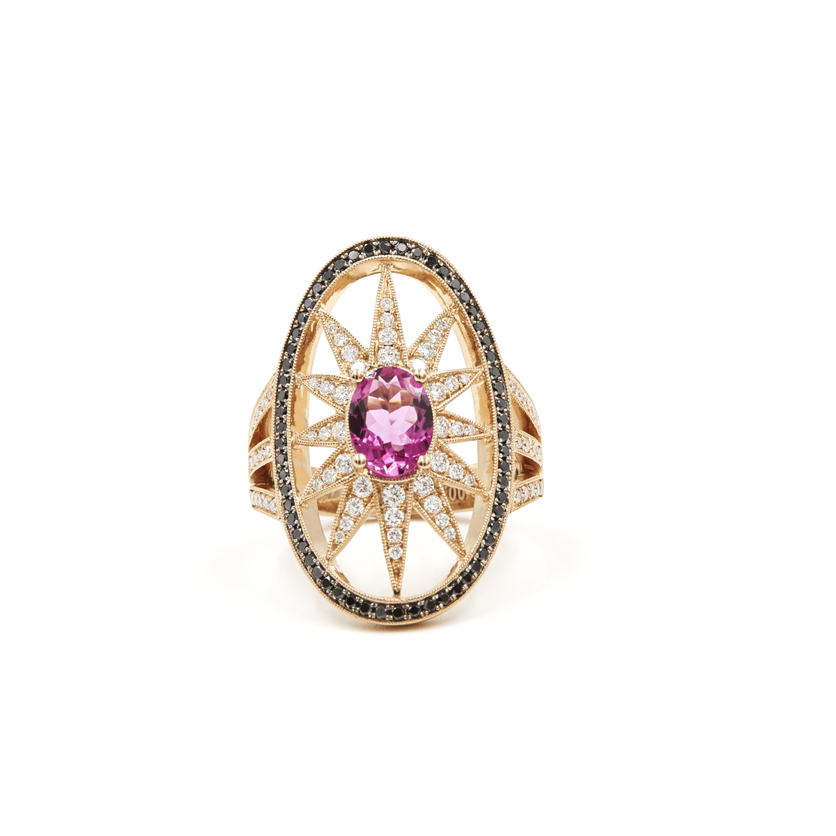 COCKTAIL GEMSTONE RING - SPRAWLING TENTACLES - Chris Aire Fine Jewelry & Timepieces