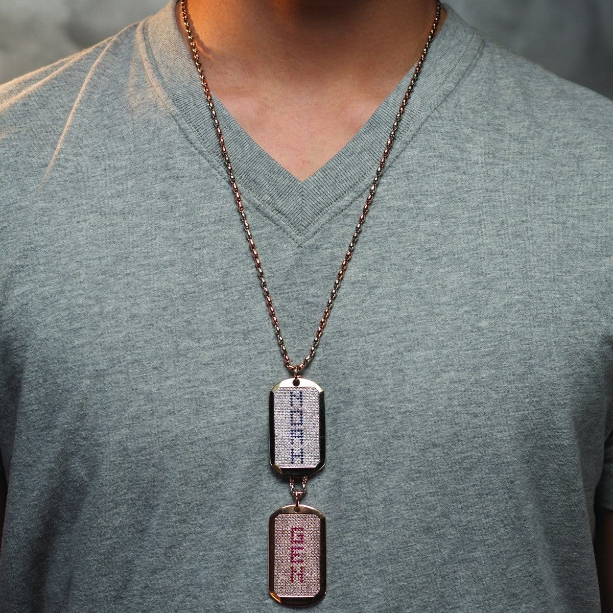 DIAMOND DOG TAGS - Chris Aire Fine Jewelry & Timepieces