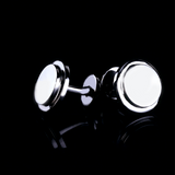 Serene White Gold Cufflinks