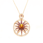 MULTI-GEMSTONES NECKLACE - "SPRAWLING TENTACLES" - Chris Aire Fine Jewelry & Timepieces