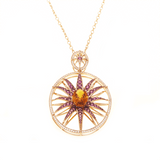 MULTI-GEMSTONES NECKLACE - "SPRAWLING TENTACLES" - Chris Aire Fine Jewelry & Timepieces