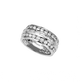 Wedding Band - Platinum  Diamond Wedding Band